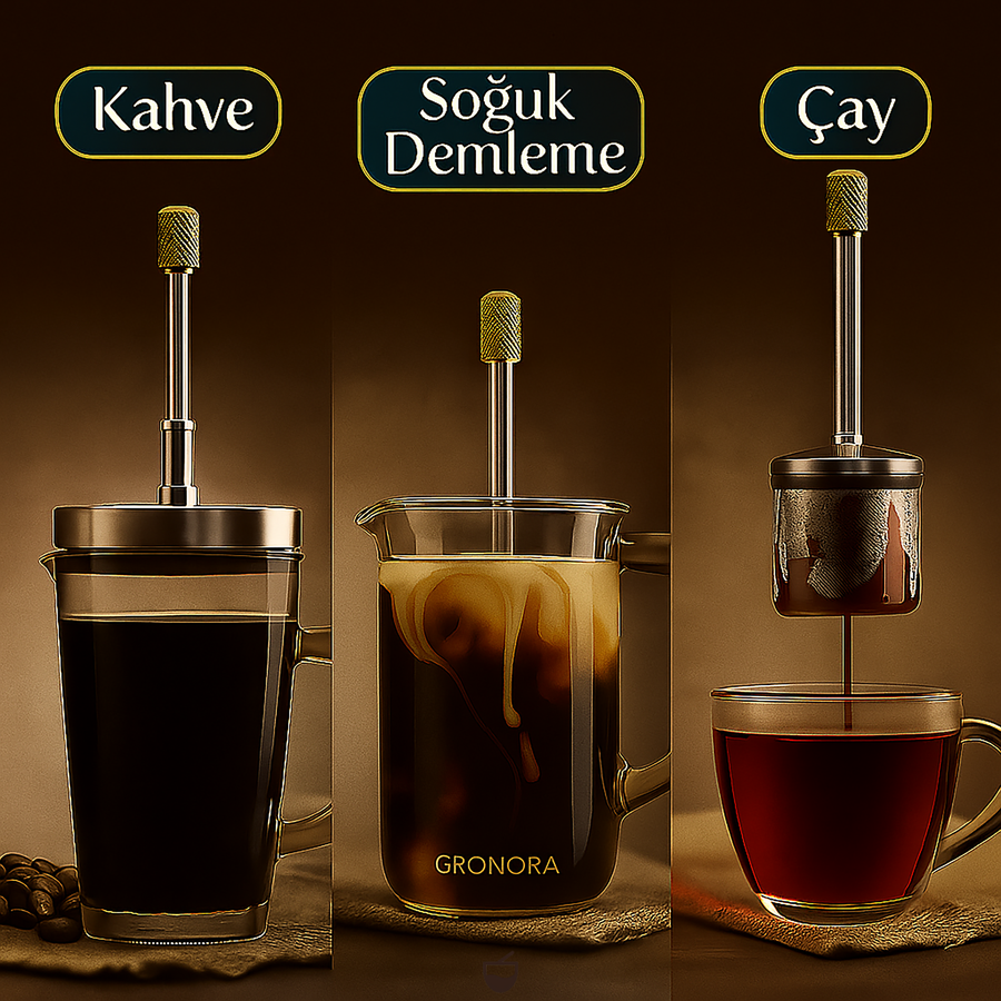 ☕❄️🔥🍵 Kahve, Soğuk Kahve ve Çay… Hepsi Tek Hamlede Gronora’da!